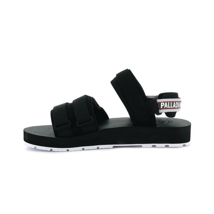 Sandales Palladium Outdoorsy Femme Noir | FR FLU710Y